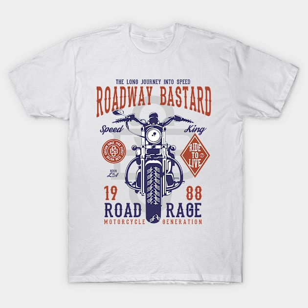 Roadway Bastard T-Shirt by PaunLiviu